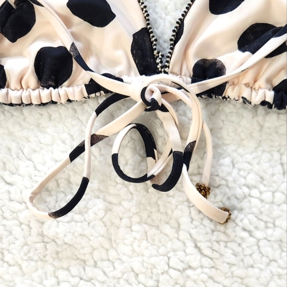 New!Agua Bendita Lolita Reversible Bikini Top - Picture 11 of 12